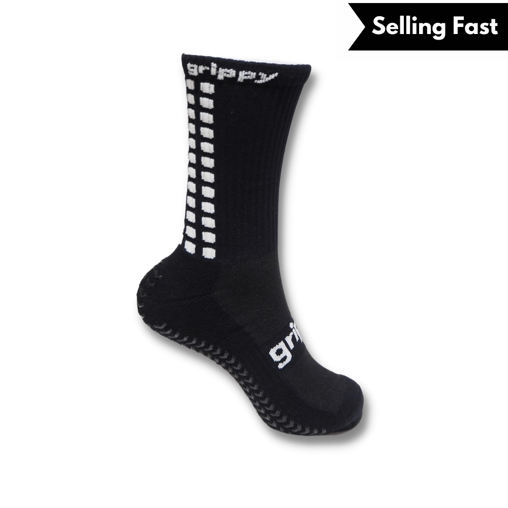 F4 - Non Slip Athlete Grip Socks - White – Fitz the Body